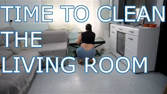 Thong Slip Power Hour Living Room Cleaning!