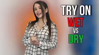 From Dry to Sheer: Trying Transparent Shirts Wet vs Dry #1