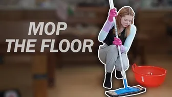 How I Deep Clean My Floors- Washing Floors Motivation #1