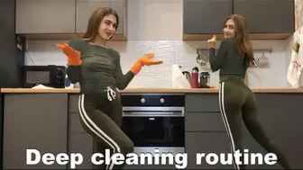 DEEP CLEANING ROUTINE | Microwave & Counter Cleaning