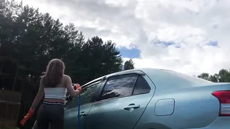 Marilyn Monran Washing Car #3