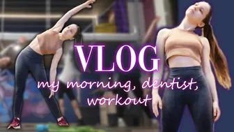 VLOG my morning, bad news, workout #1