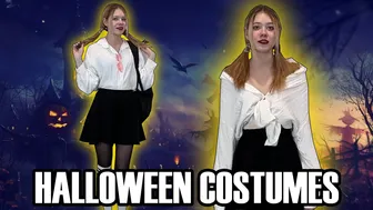 Try on Halloween Costumes | How to transform for warm weather? #1