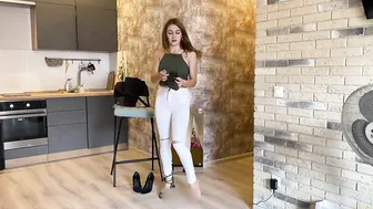 Nylon Socks Posing & High Heels Try On #2