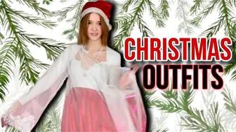 Trying on beautiful Christmas undergarments sets: Celebrating the Christmas in Style #1