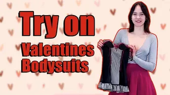 Try on Valentines Bodysuits #1