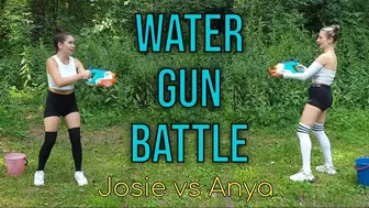 Water Balloon and Water Gun Battle! #1