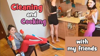 My friends and I are cleaning and cooking in pantyhose! #1