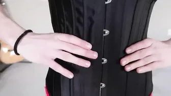 Black/White Corset Try On | CorsetWe | Best Yet! #3