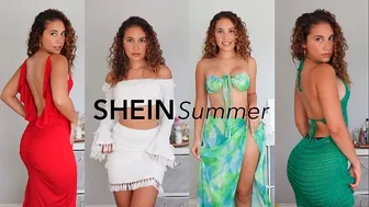 SHEIN SUMMER 2023 CLOTHING HAUL | vacation essentials #1