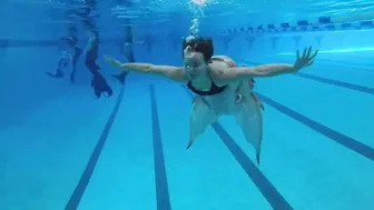 Swimming Underwater in Megan Jones's Mermaid Tail #4