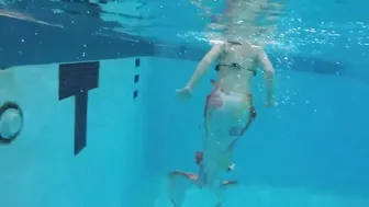 Swimming Underwater in Megan Jones's Mermaid Tail #5