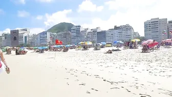 Best Beach In RIO DE JANEIRO Brazil Copacabana Beach Walk #3