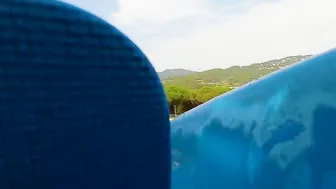 Who Will Win? MAT RACER Water Slide At The Waterpark Lloret De Mar SPAIN #4