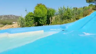 Fast And Fast Water Slides At The Water Planet SPAIN #4