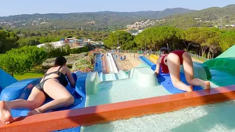 Speed Slides At The Water World Waterpark SPAIN Lloret Der Mar ♥️♥️ ♥️♥️ #1