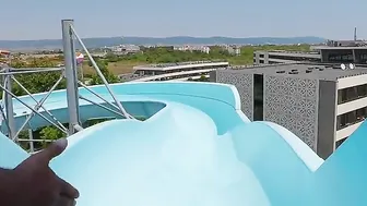 Giant Slalom And Girls At The Waterpark Aqua Paradise Nessebar Bulgaria ♥️♥️ ♥️♥️ ♥️♥️ #3