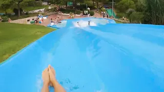 I Can't DO THIS - Crazy Slides At Waterplanet SPAIN Lloret De Mar #4