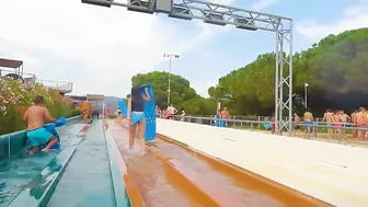 Who Will Be First? Aquapark Water World Spain, Mar Racer Slides ♥️♥️ #4