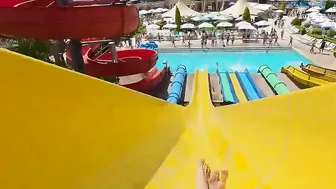 FAST Girls And Crazy Race At The Waterpark Aqua Paradise Nessebar Bulgaria ♥️♥️ #3