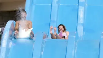 Kamikaze Slide And Girl At The Waterpark Aqua Paradise Nessebar Bulgaria ♥️♥️ ♥️♥️ ♥️♥️ #2