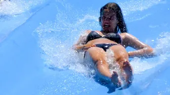 Are You CRAZY ? Waterpark And Girls in SPAIN Llortet De Mar Waterplanet #1