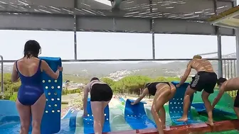 Who Will Be First? Speed Slides At The Aquapark Water World, Lloret De Mar SPAIN ♥️♥️ ♥️♥️ #3