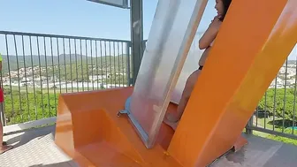 it's Extremely Fast Slide At The Water World Waterpark Lloret Der Mar SPAIN #2