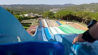 Fast SLIDES At Waterplanet Waterpark SPAIN Lloret De Mar ♥️♥️ #2