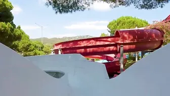 SPAIN Waterpark Fast Water Slides At Water World Lloret De Mar #3