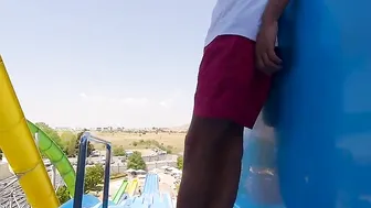 SUPER FAST Slides And Girls At The Waterpark Nessebar Bulgaria ♥️♥️ #3