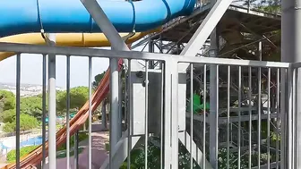 SPAIN Lloret De Mar Waterpark - Speed Slides At The Water World Aquapark #2