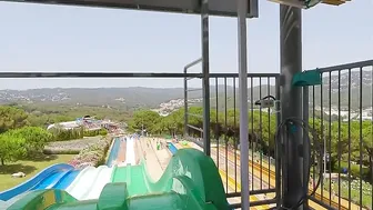 SPAIN Lloret De Mar Water Park Water World Racing Slides ♥️♥️ #3