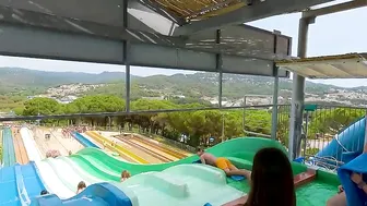 SPAIN Waterpark Mat Racer Water Slide In Lloret De Mar ♥️♥️ ♥️♥️ ♥️♥️ #4