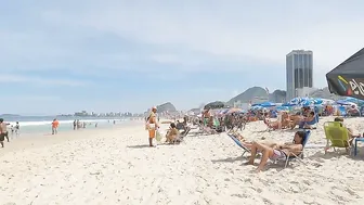 BRAZIL Rio De Janeiro Copacabana Beach Walk / CARNIVAL #3