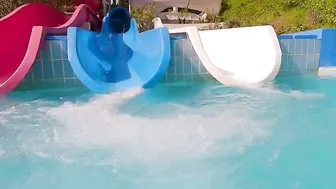 Let's Slide At FUN Waterpark In SPAIN Lloret De Mar Water World ♥️♥️ ♥️♥️ ♥️♥️ #4