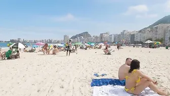 BRAZIL RIo De Janeiro CARNIVAL, Beach Walk Copacabana #3