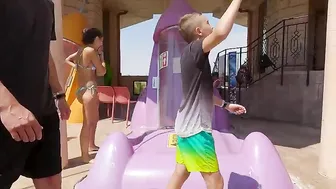 Crazy Fast Slide And Girl At The Waterpark Nessebar Bulgaria ♥️♥️ ♥️♥️ #4