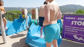 SPAIN Water Planet Waterpark Fast Slides ♥️♥️ #2