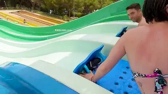 Catch Me! Fun Water Slides At The Waterpark In Spain Lloret De Mar #2