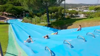 Jump And Slide At The Water Park Water World SPAIN #3