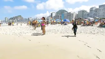 Rio De Janeiro Brazil Copacabana Beach Beautiful Walk Tour #2