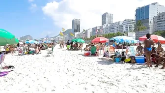 Rio De Janeiro Brazil Copacabana Beach Beautiful Walk Tour #4