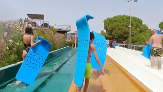 Waterpark SPAIN Lloret Der Mar - Aquapark Water World Racing Slides ♥️♥️ ♥️♥️♥️♥️ #2