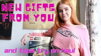 New Gifts from you and tops from second hand Try on Haul