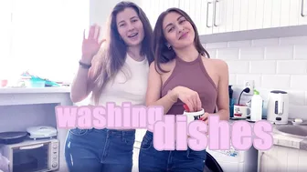 Wash the Dishes with my pretty friend #1