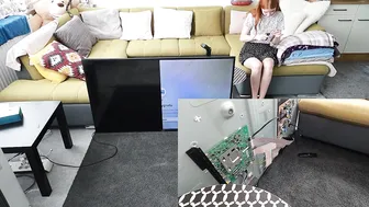 Repaired Samsung Smart TV from the trash using duct tape! #3