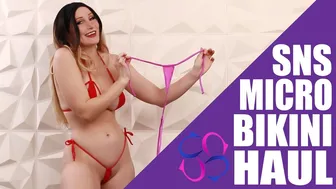 They get TINIER??? More SNS Micro Bikinis to Try-on I HOLLY WOLF