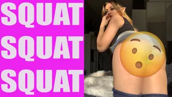 This booty video is INSANE! 1 Hour of squats...*hard mode I HOLLY WOLF