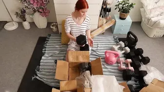 Unboxing new Equipment for homemade Workout #4